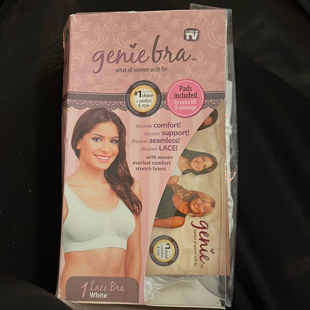 Genie bra white lace